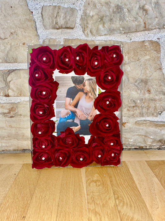 Acrylic Rose Frame